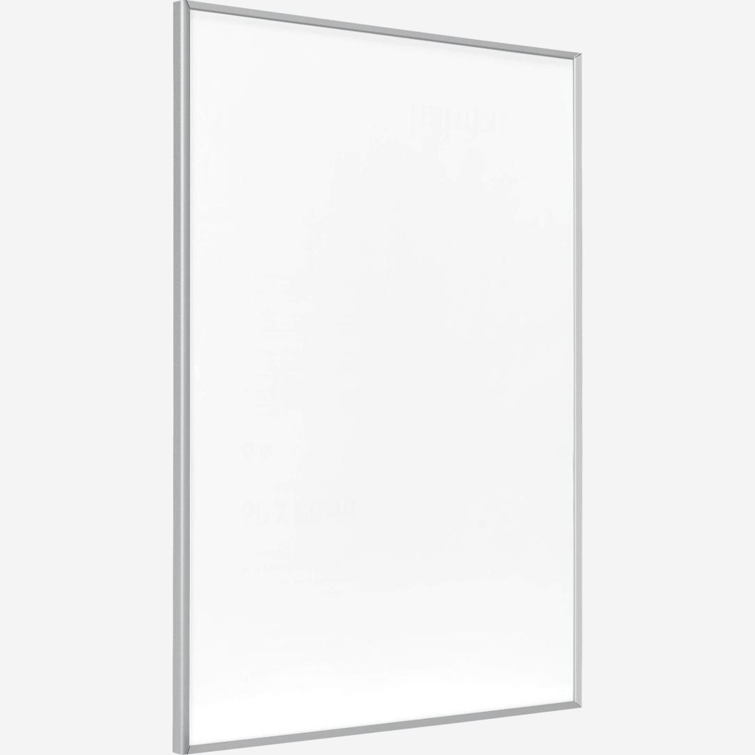 Wandkader van aluminium - 60 x 80 cm - Zilver