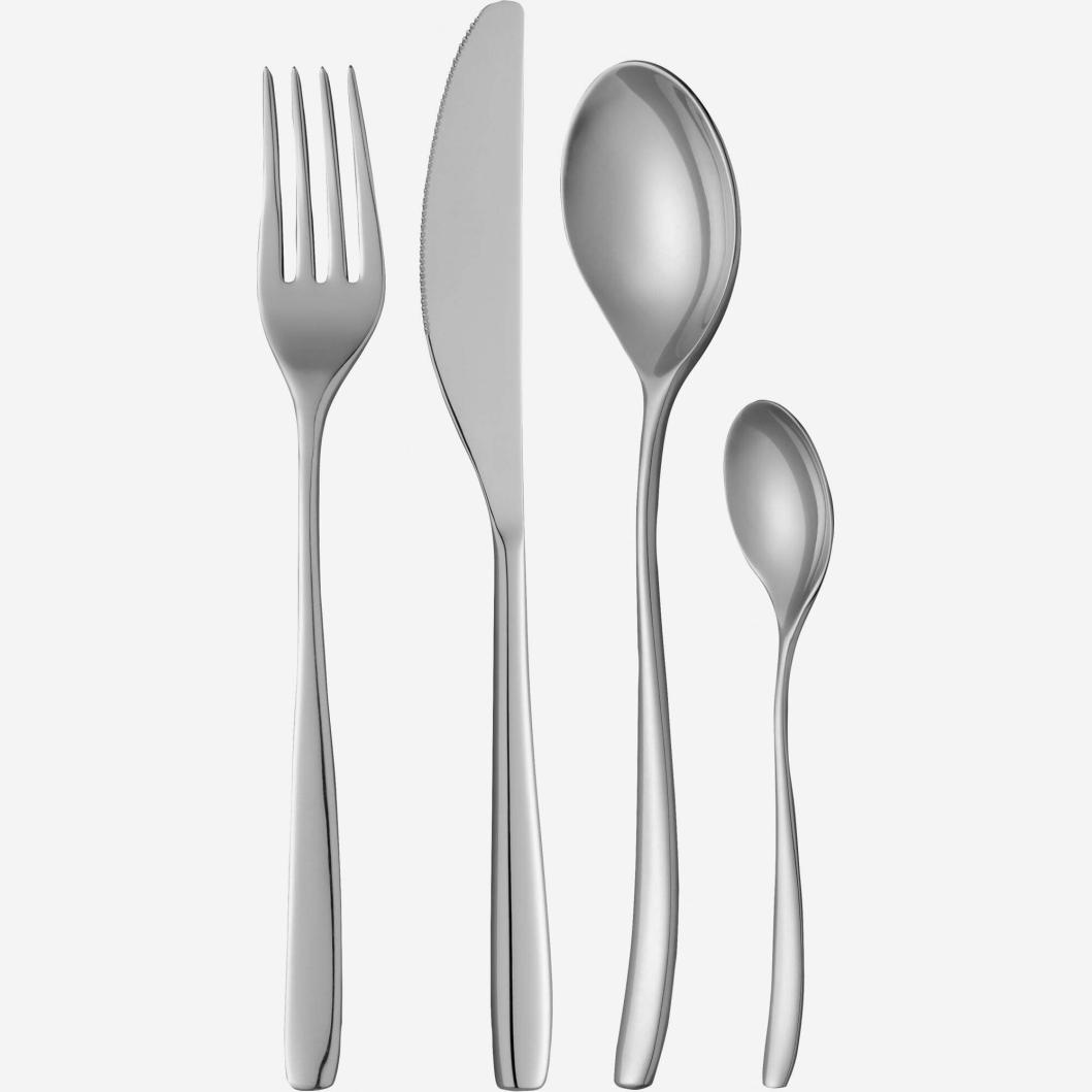 Metal flatware - 24 cutlery pieces