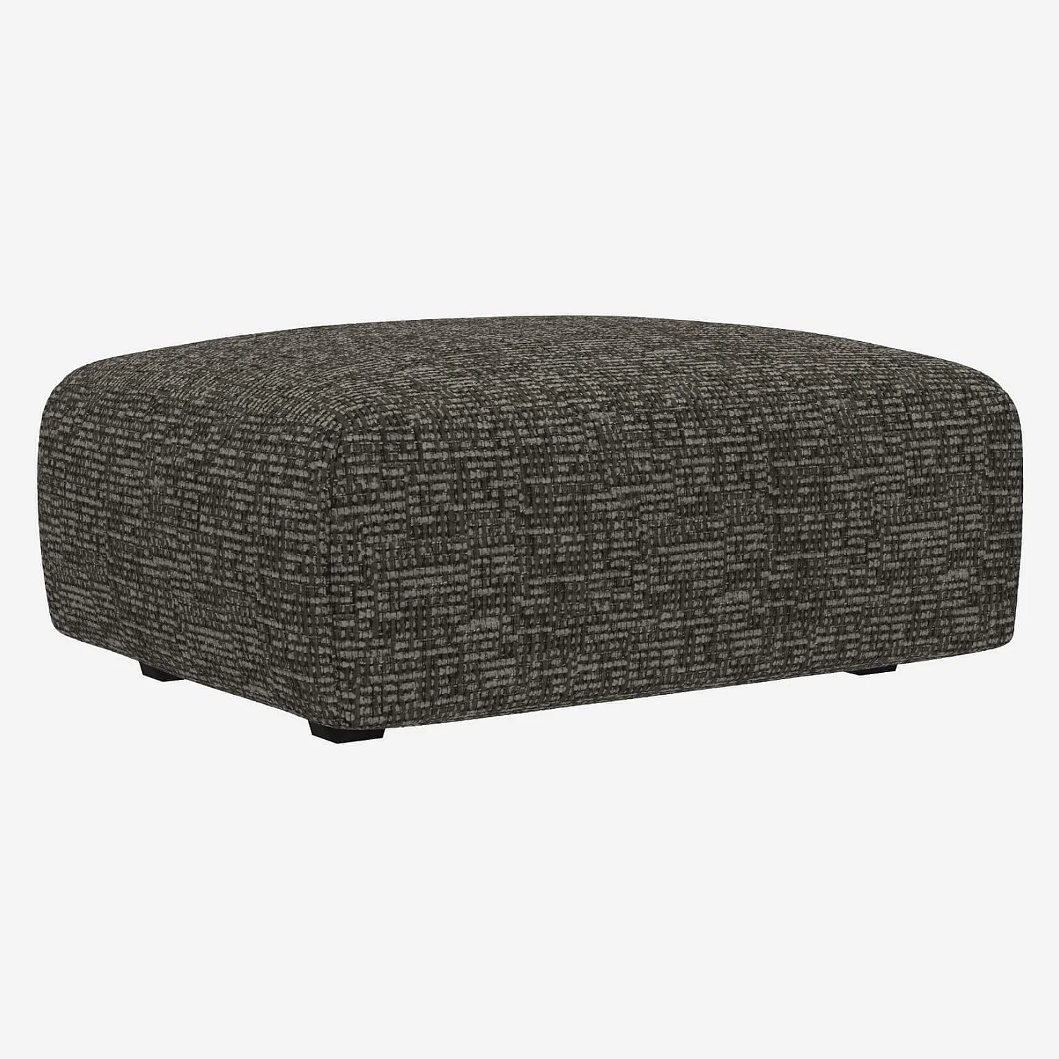 Poggiapiedi in tessuto Alba - Grigrio ardesia - 1