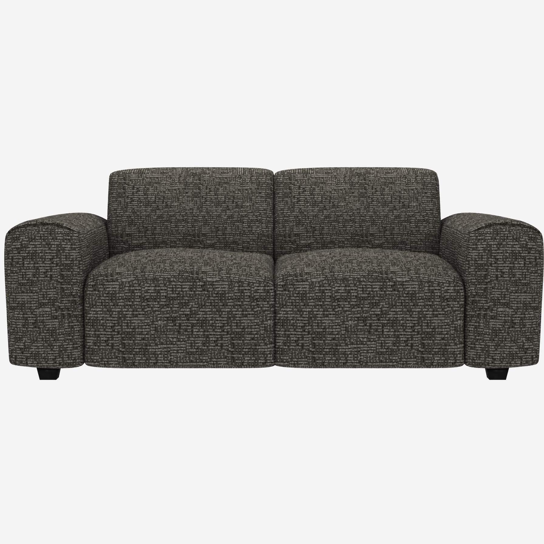 2-Sitzer-Sofa aus Alba-Stoff - Schiefergrau 