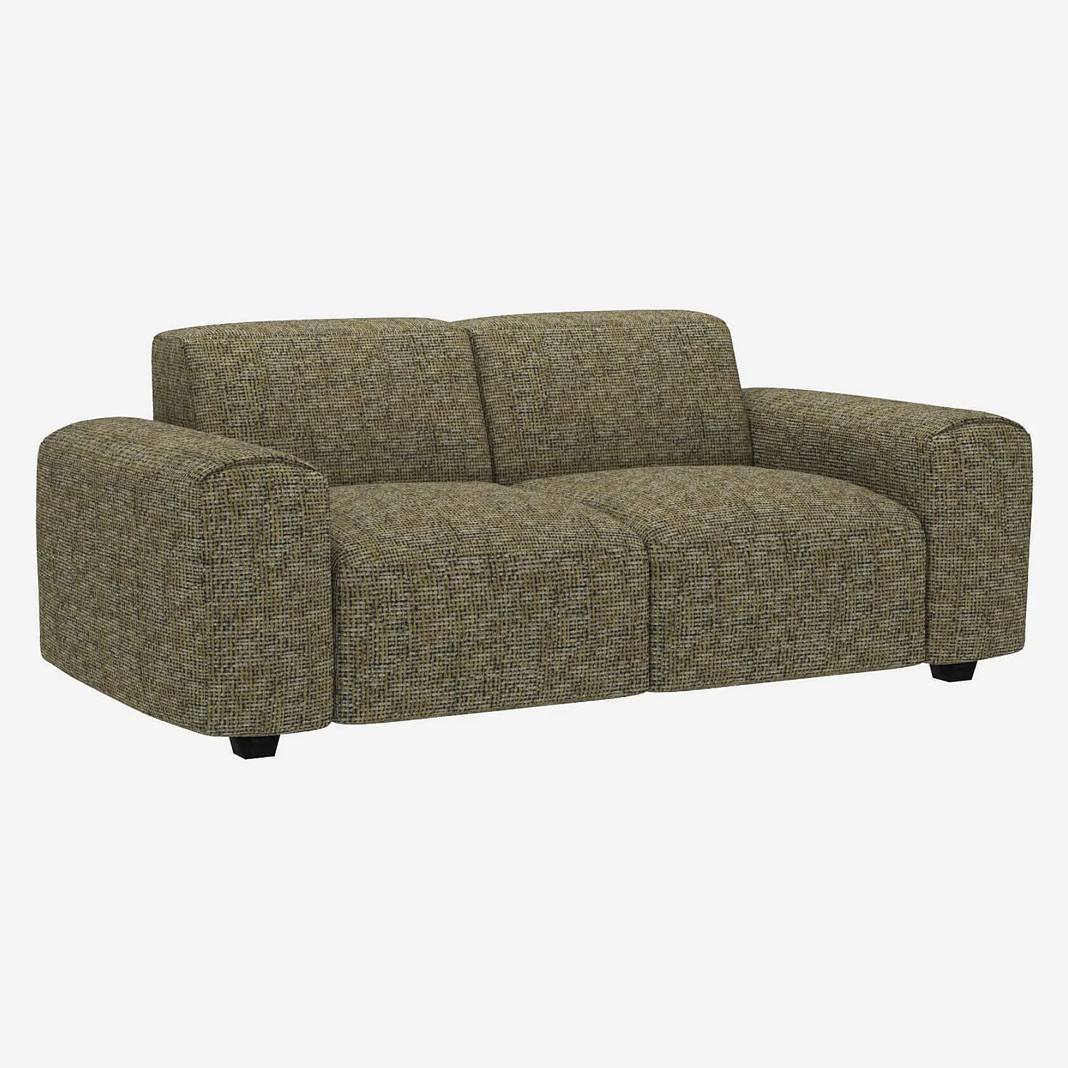 Canapé 2 places en tissu Alba - Vert orage - 2