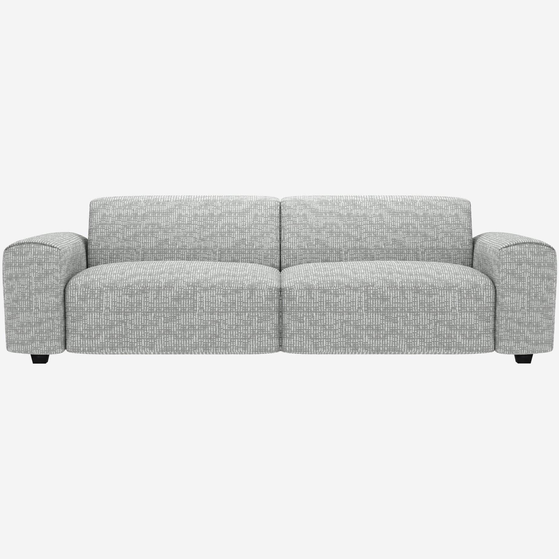 4-Sitzer-Sofa aus Alba-Stoff - Dunstgrau