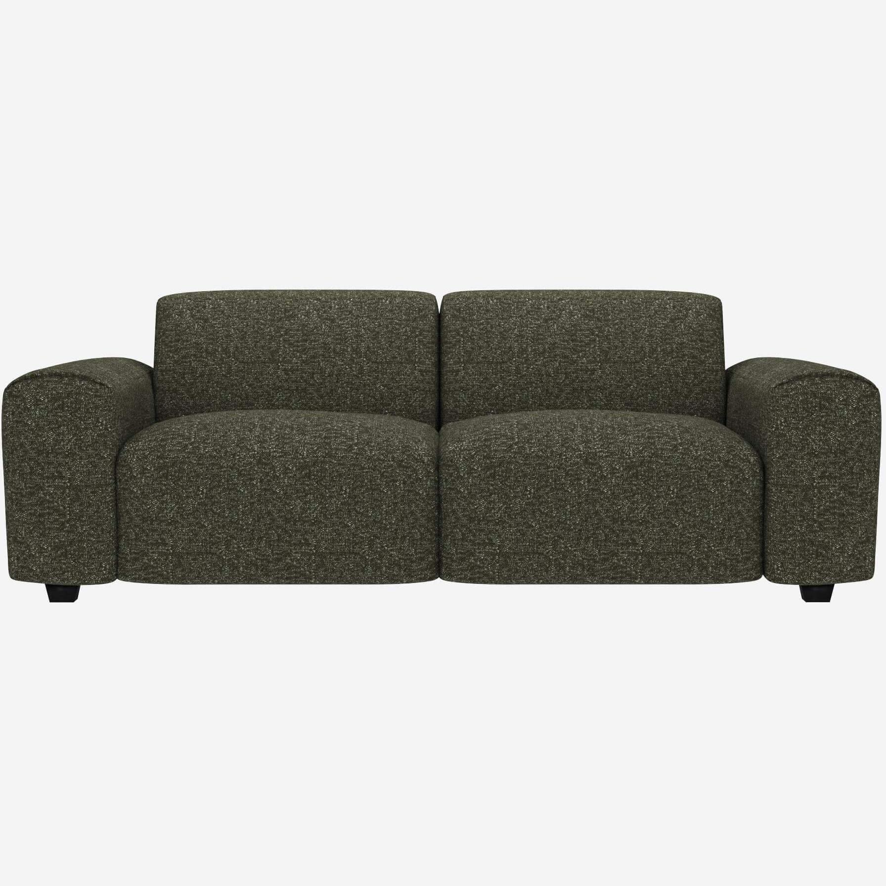 3-Sitzer-Sofa aus Lucca-Stoff - Moosgrün