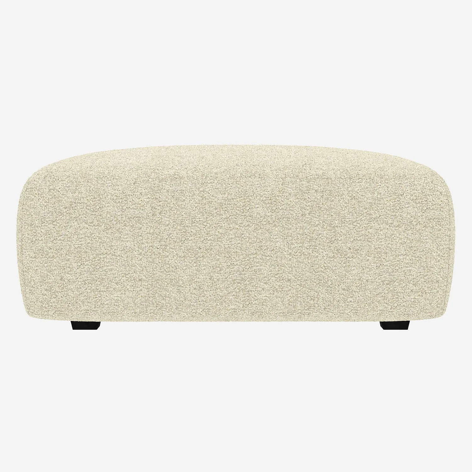 Repose-pieds en tissu Venezia - Blanc craie - 2