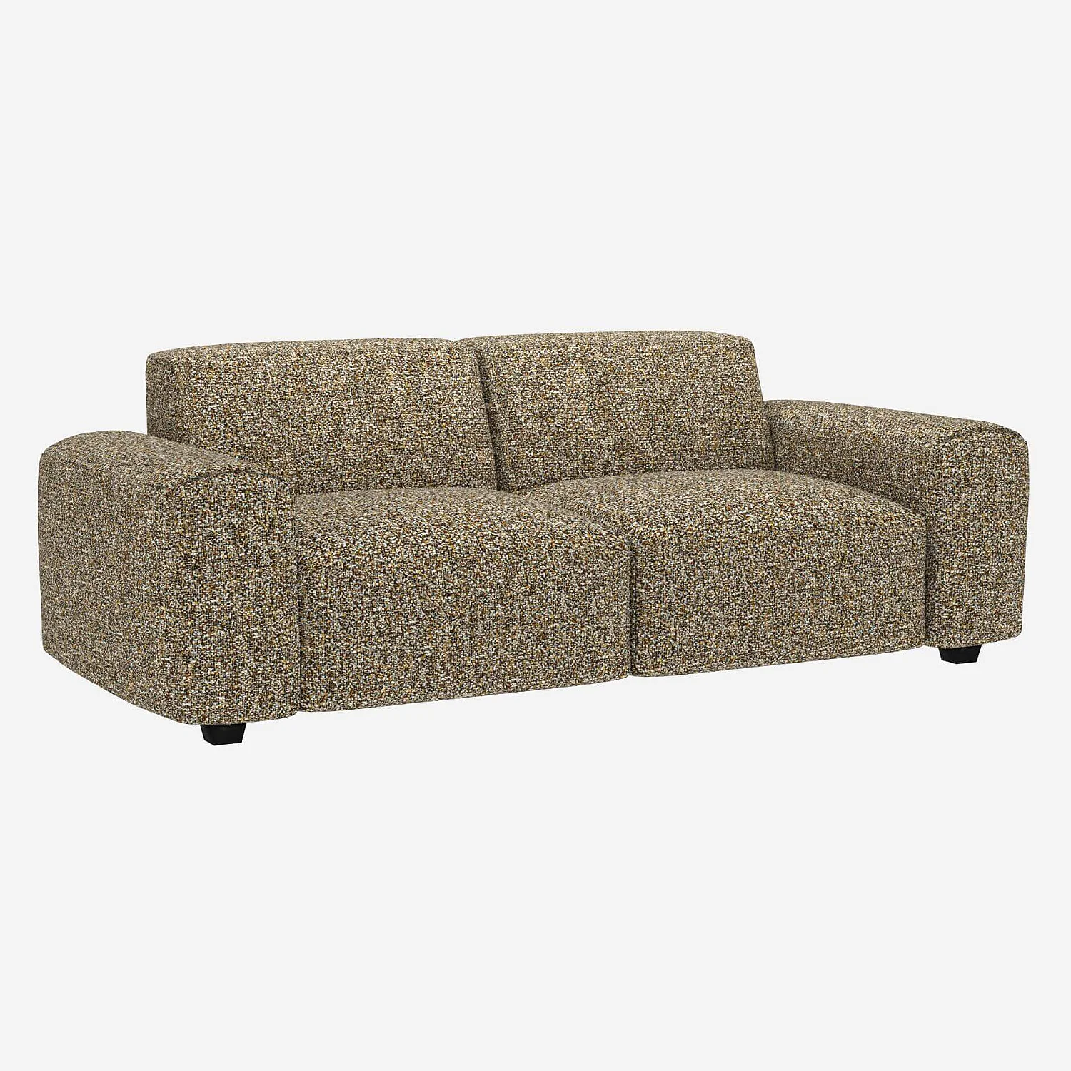3-Sitzer-Sofa aus Venezia-Stoff - Salbeigrün - 3