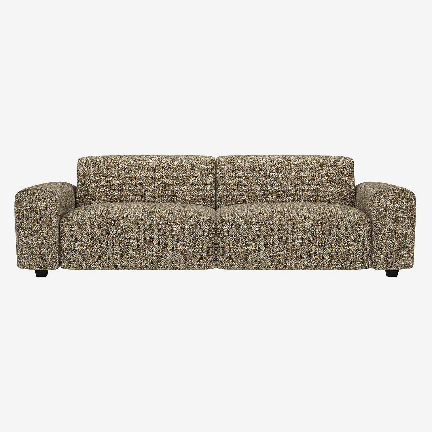 4-Sitzer-Sofa aus Venezia-Stoff - Salbeigrün - 1