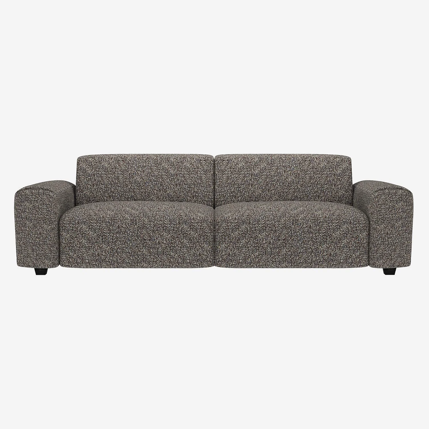 4-Sitzer-Sofa aus Venezia-Stoff - Zinkblau - 1