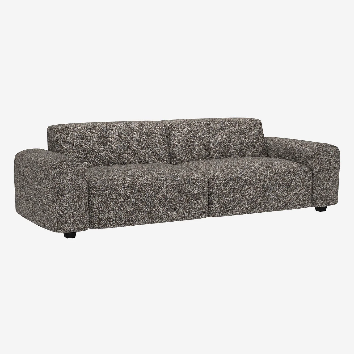 4-Sitzer-Sofa aus Venezia-Stoff - Zinkblau - 2