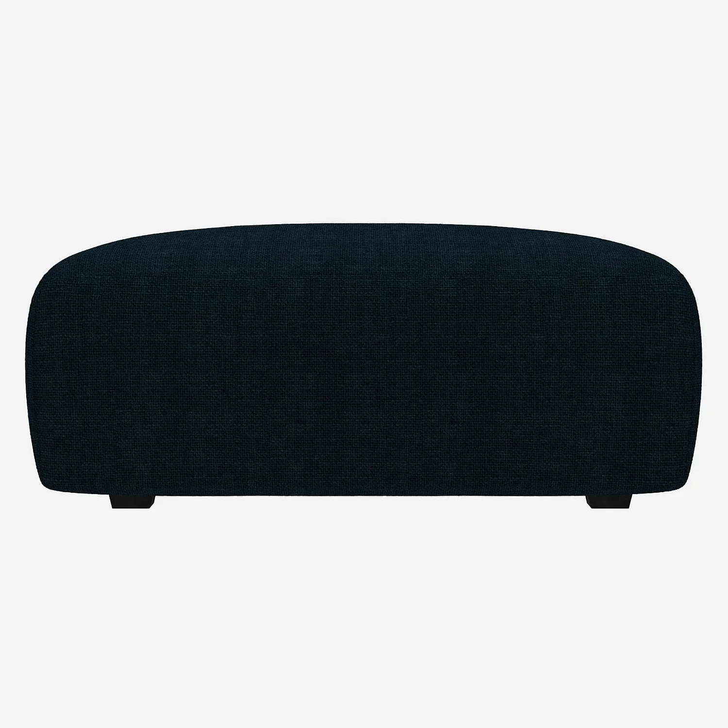 Repose-pieds en tissu Melina - Bleu encre - 2