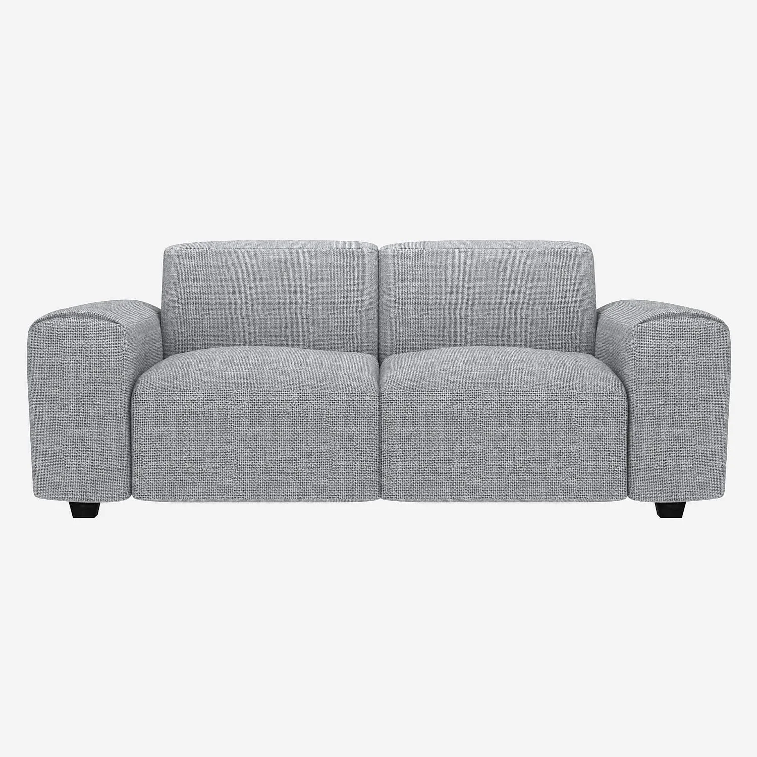 2-Sitzer-Sofa aus Melina-Stoff - Asphaltgrau - 1