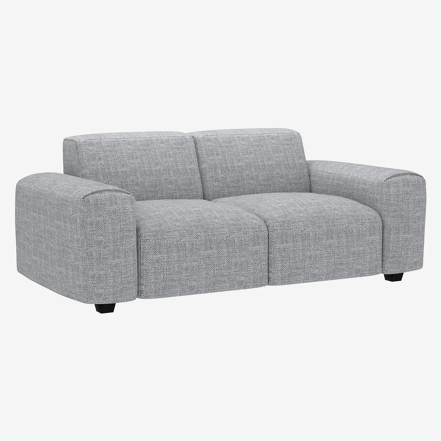 2-Sitzer-Sofa aus Melina-Stoff - Asphaltgrau - 2