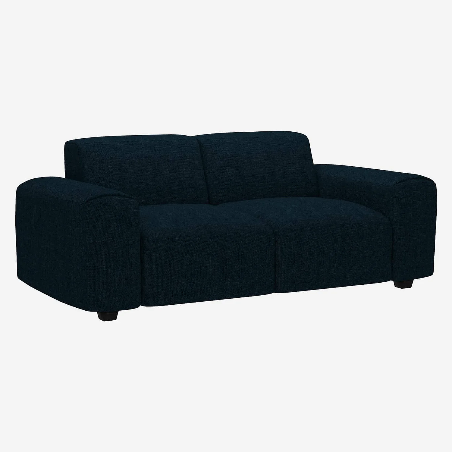 Canapé 2 places en tissu Melina - Bleu encre - 2