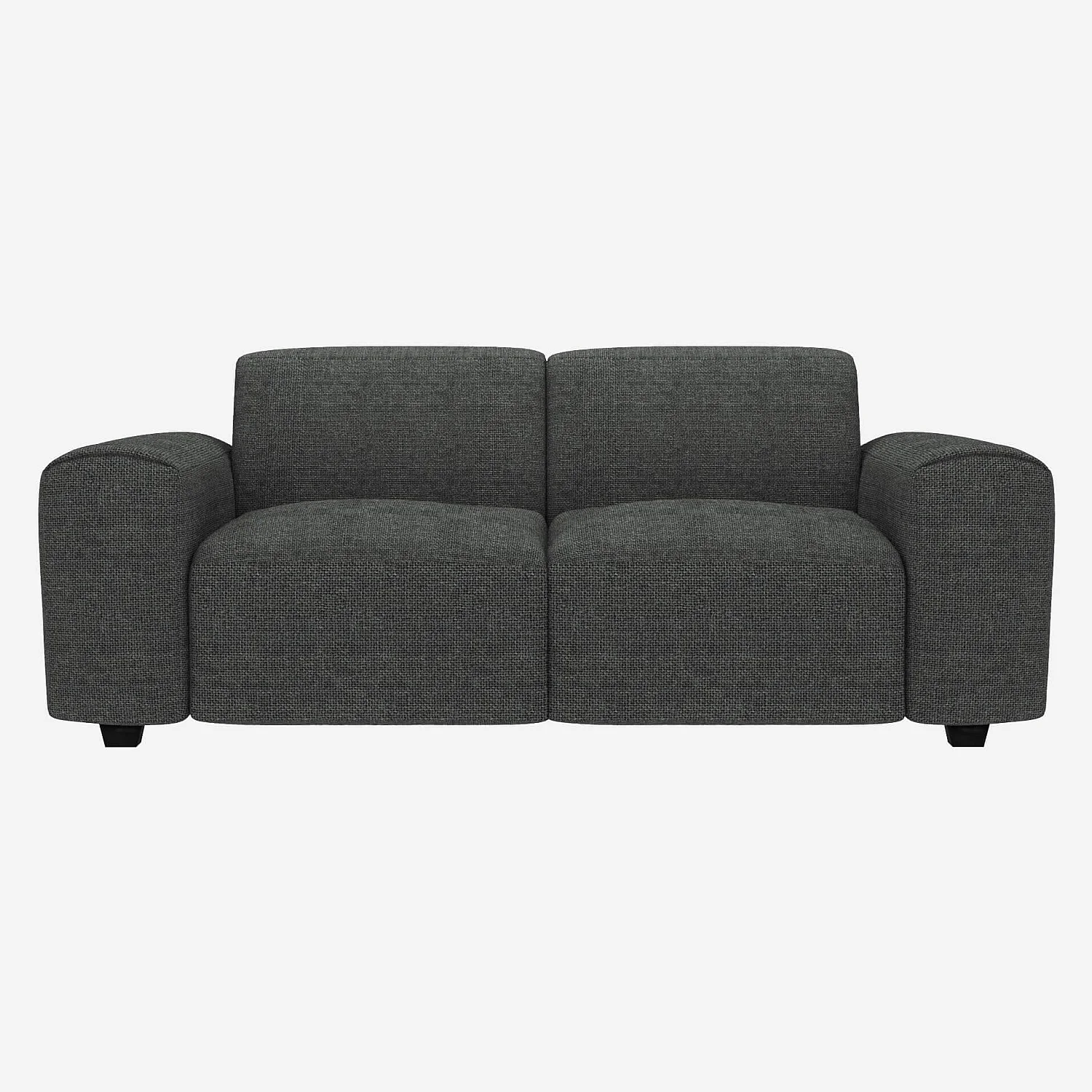 2-zitsbankstoffen Melina - Leisteengrijs - 1