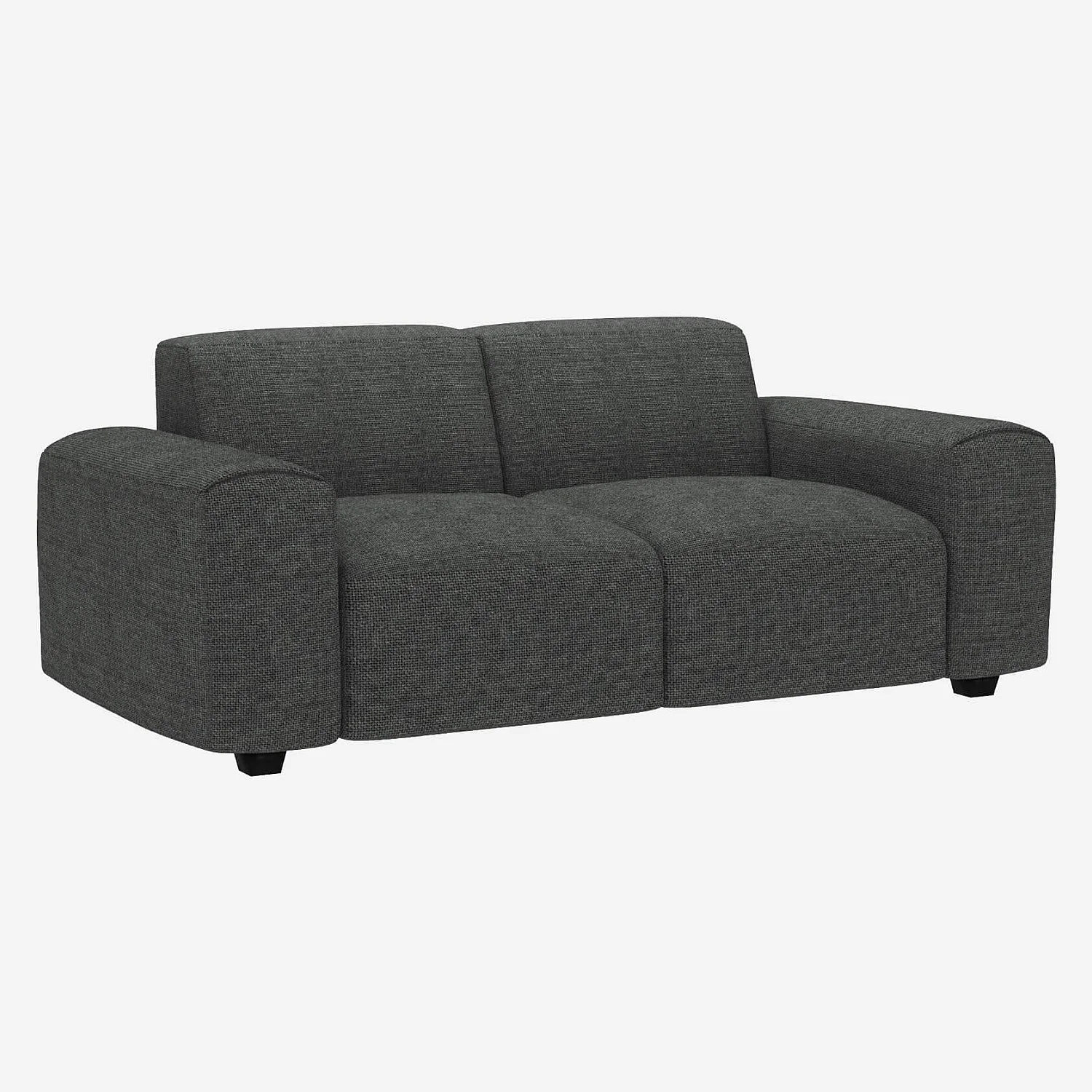 2-zitsbankstoffen Melina - Leisteengrijs - 2