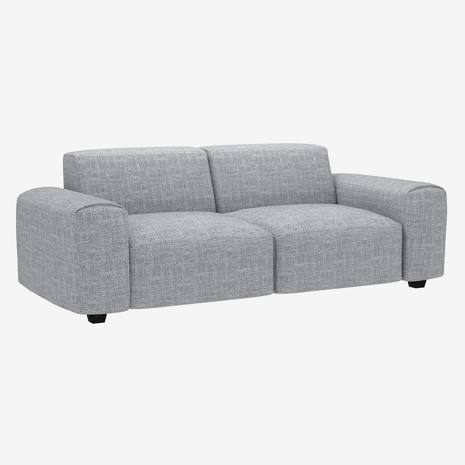 Canapé 3 places en tissu Melina - Gris asphalte - 2