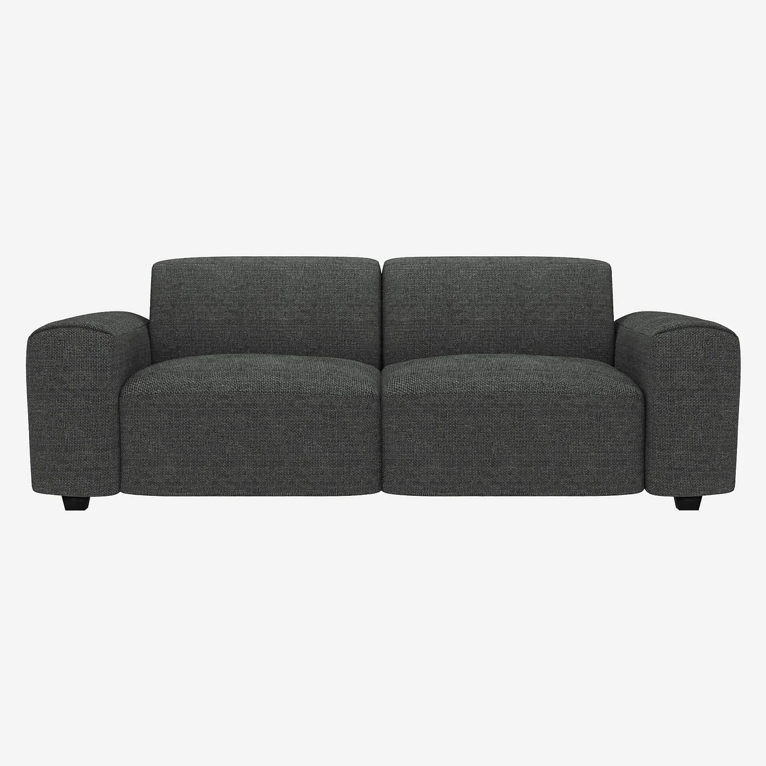 3-zitsbankstoffen Melina - Leisteengrijs - 1