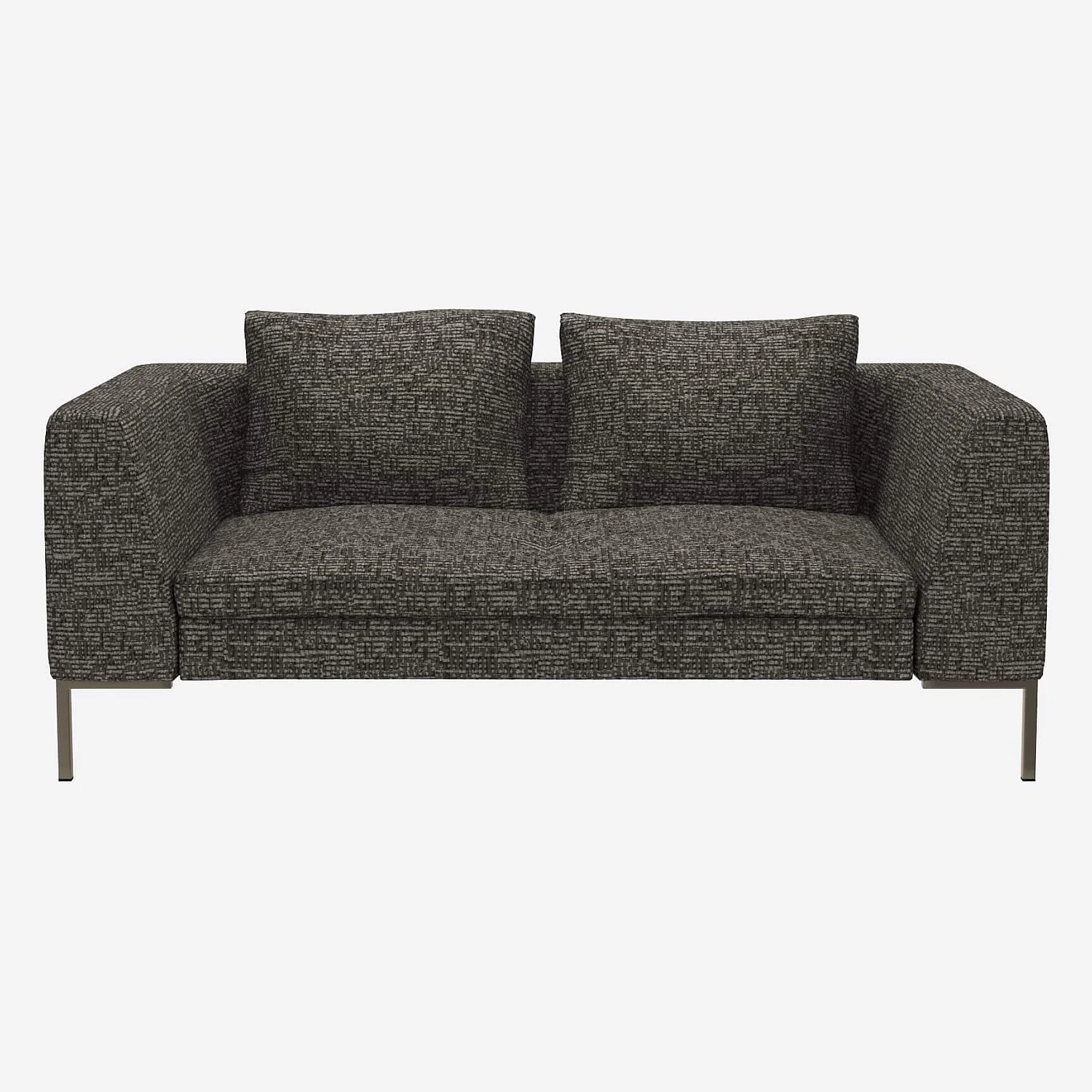 Canapé 2 places en tissu Alba - Gris nuage - 1