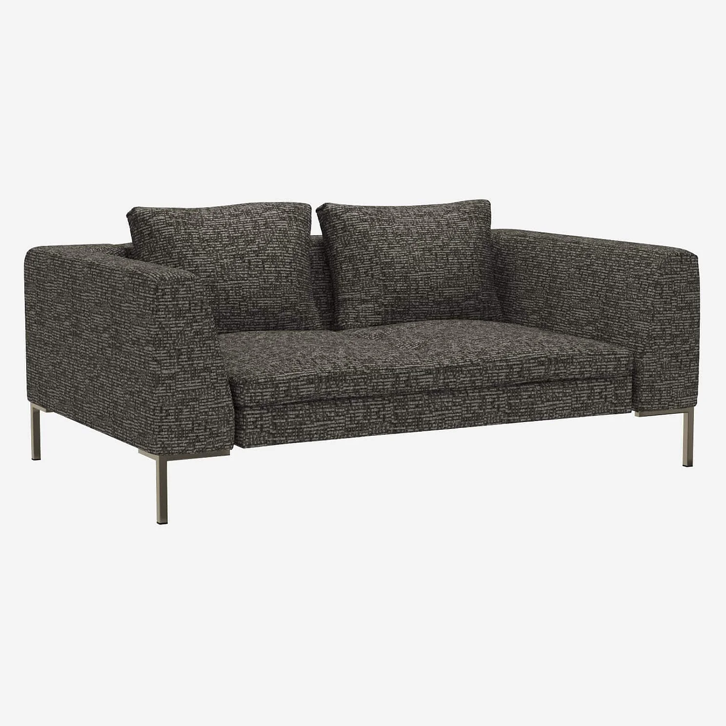 Canapé 2 places en tissu Alba - Gris nuage - 2