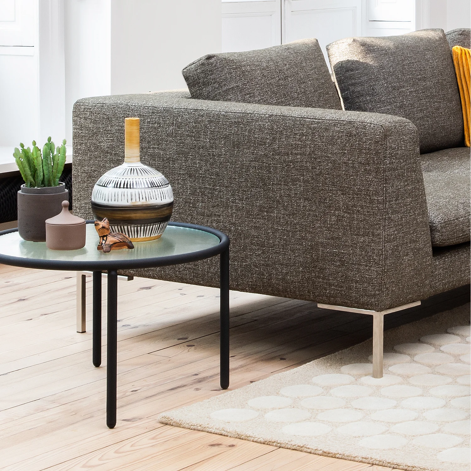 3-zitsbank stoffen Lucca - Schuimgroen - 5