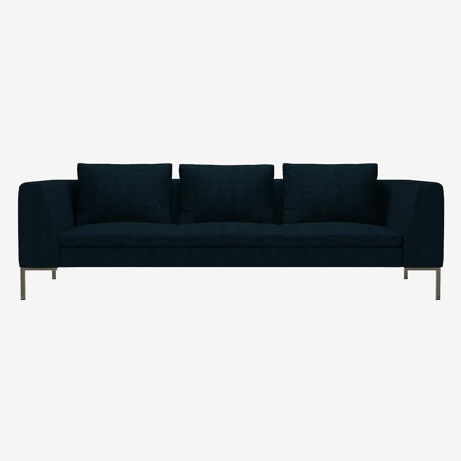 3-Sitzer-Sofa aus Melina-Stoff - Tintenblau - 1
