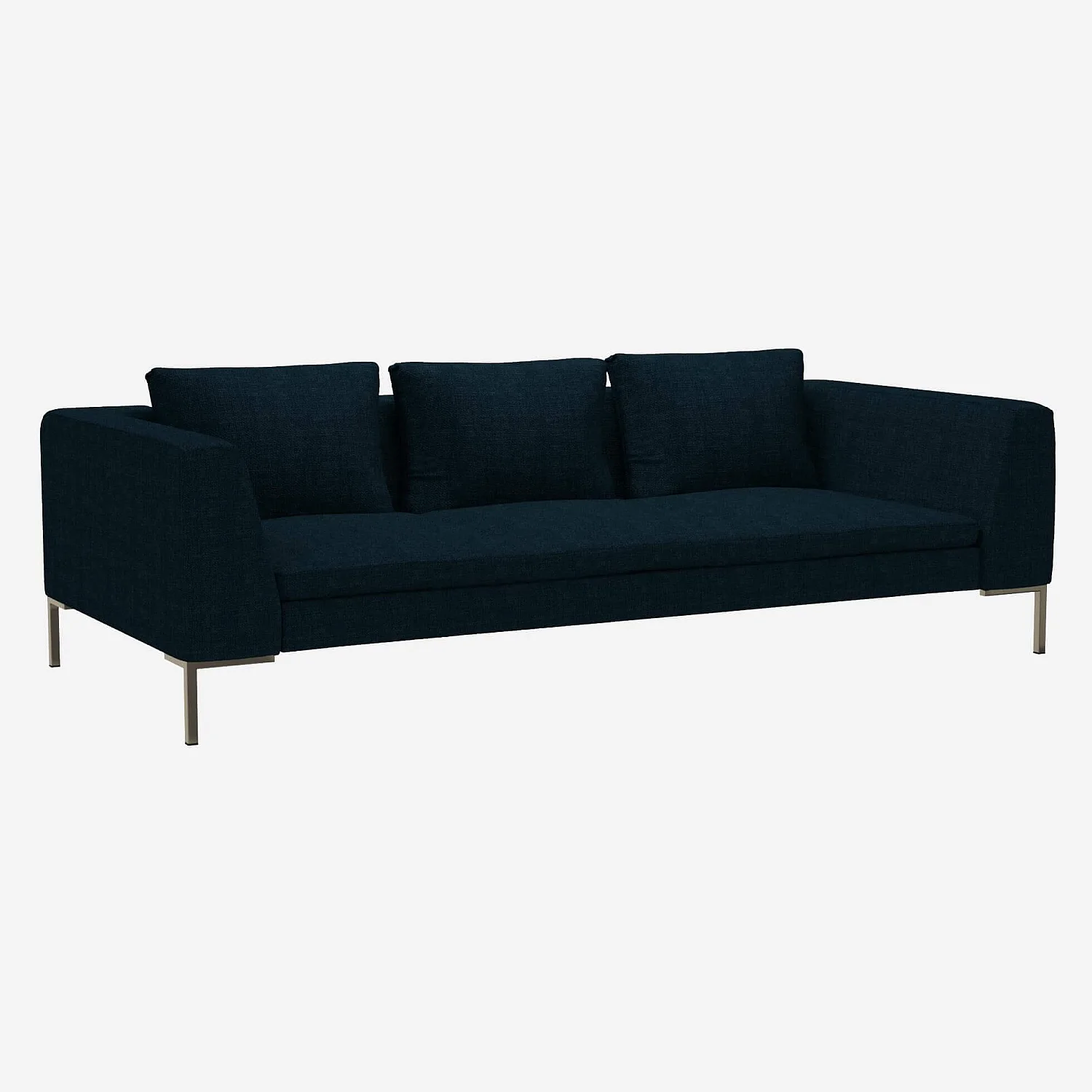 3-Sitzer-Sofa aus Melina-Stoff - Tintenblau - 2