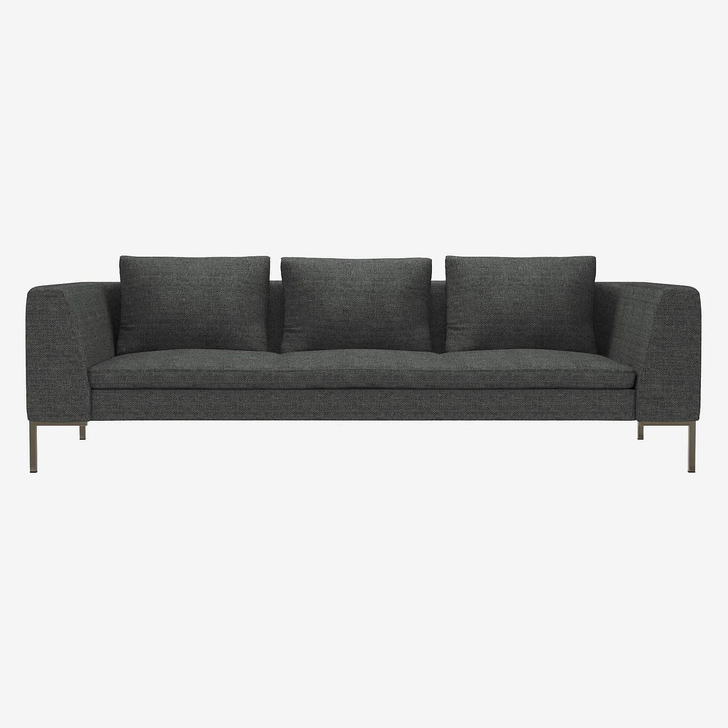 3-Sitzer-Sofa aus Melina-Stoff - Schiefergrau  - 1