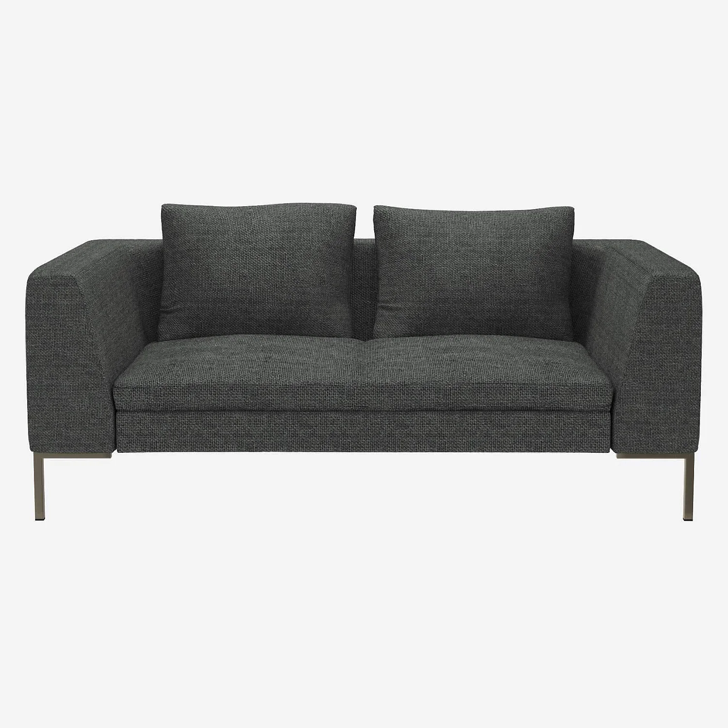 2-zitsbank stoffen Melina - Leisteengrijs - 1