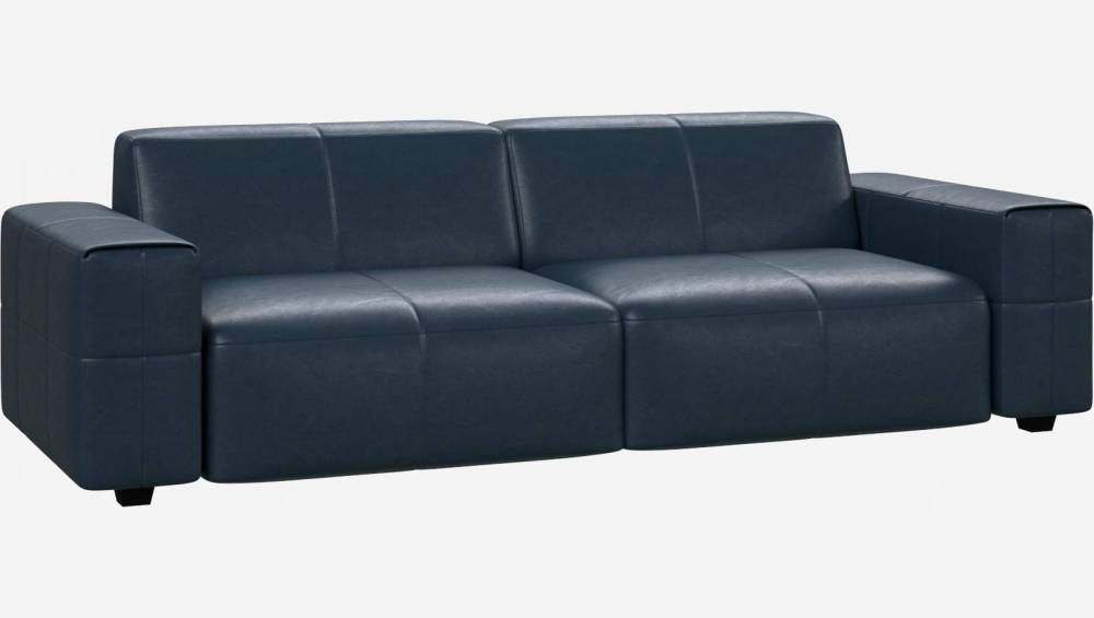 4-Sitzer Sofa aus Vintage-Leder - Nachtblau