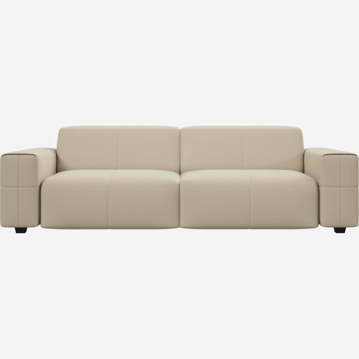 Posada 4 Sitzer Sofa Aus Semianilinleder Savoy Off White Habitat 4 Sitzer Sofa Aus Semianilinleder Savoy, Off White Leather Reclining Sofa