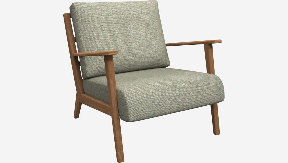 Bellagio fabric armchair - Grey green