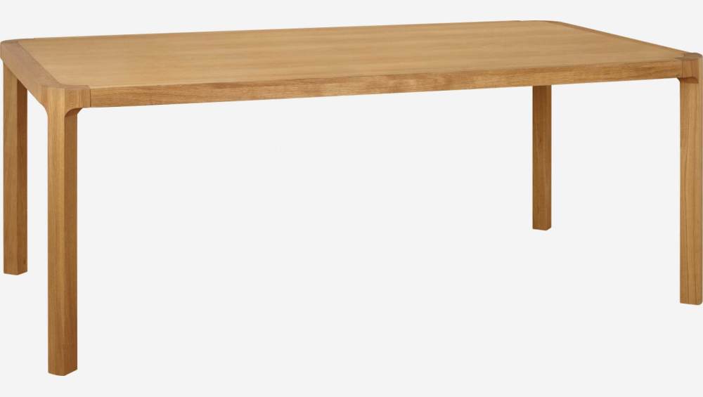 Table rectangulaire en chêne - Design by Frédéric Sofia