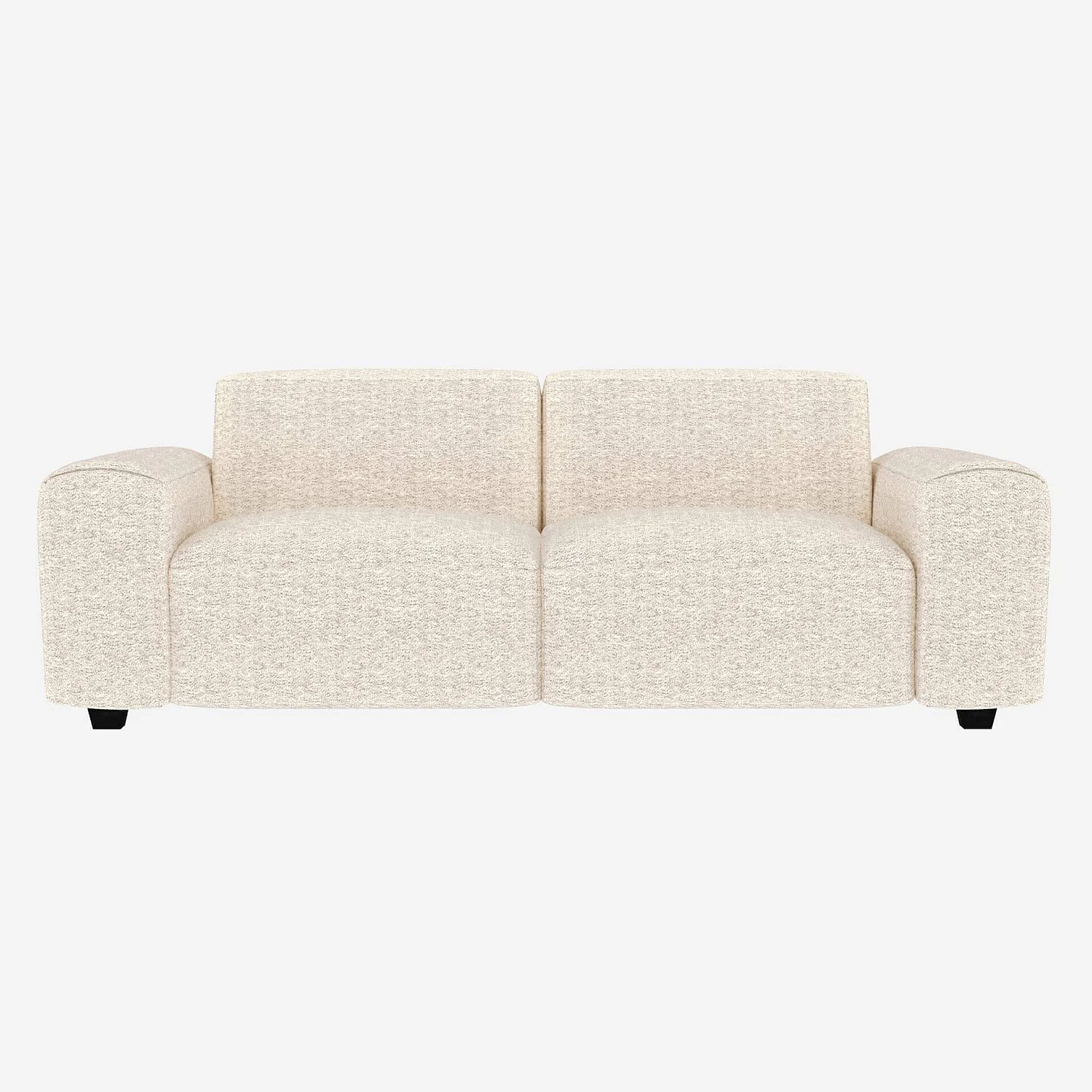 3-Sitzer-Sofa aus Bormio-Stoff - Alabasterweiß - 1