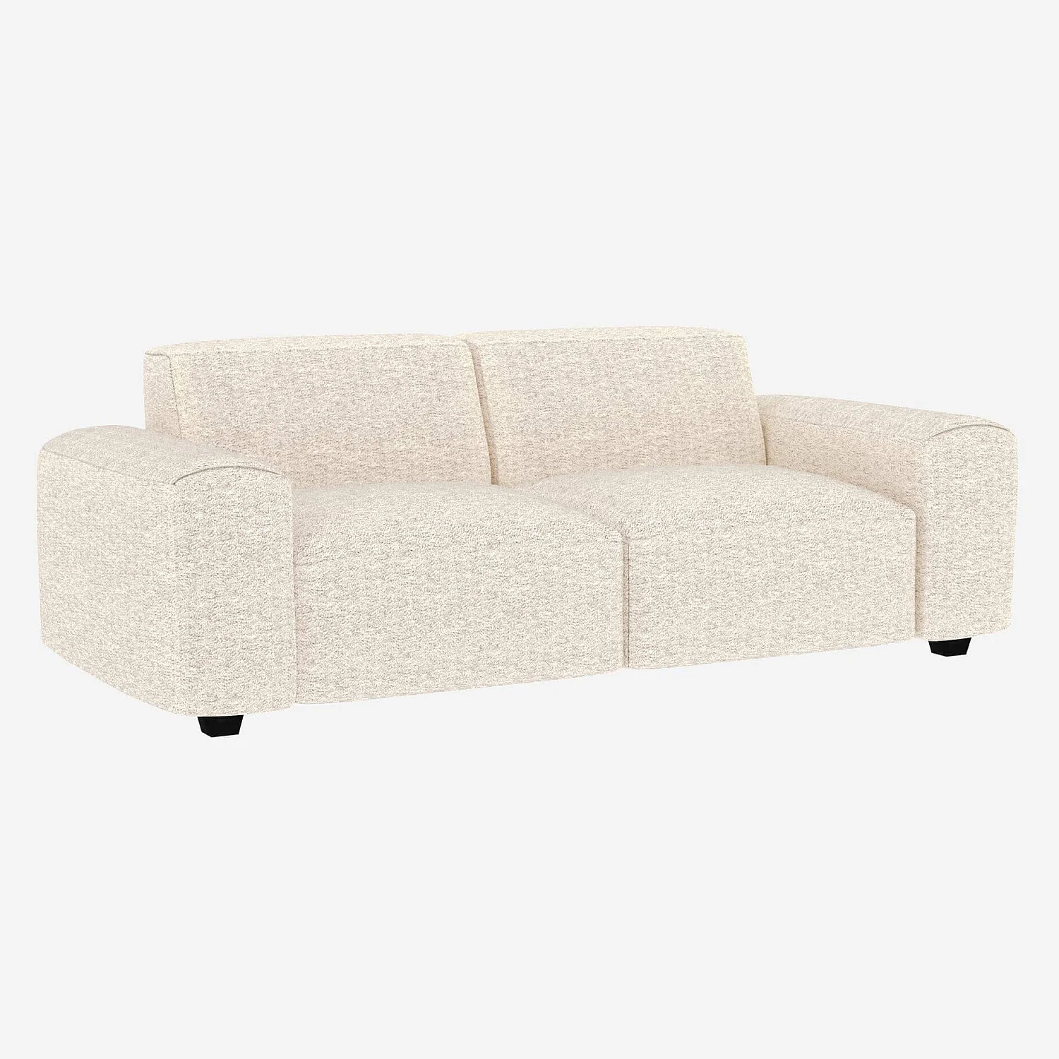 3-Sitzer-Sofa aus Bormio-Stoff - Alabasterweiß - 2