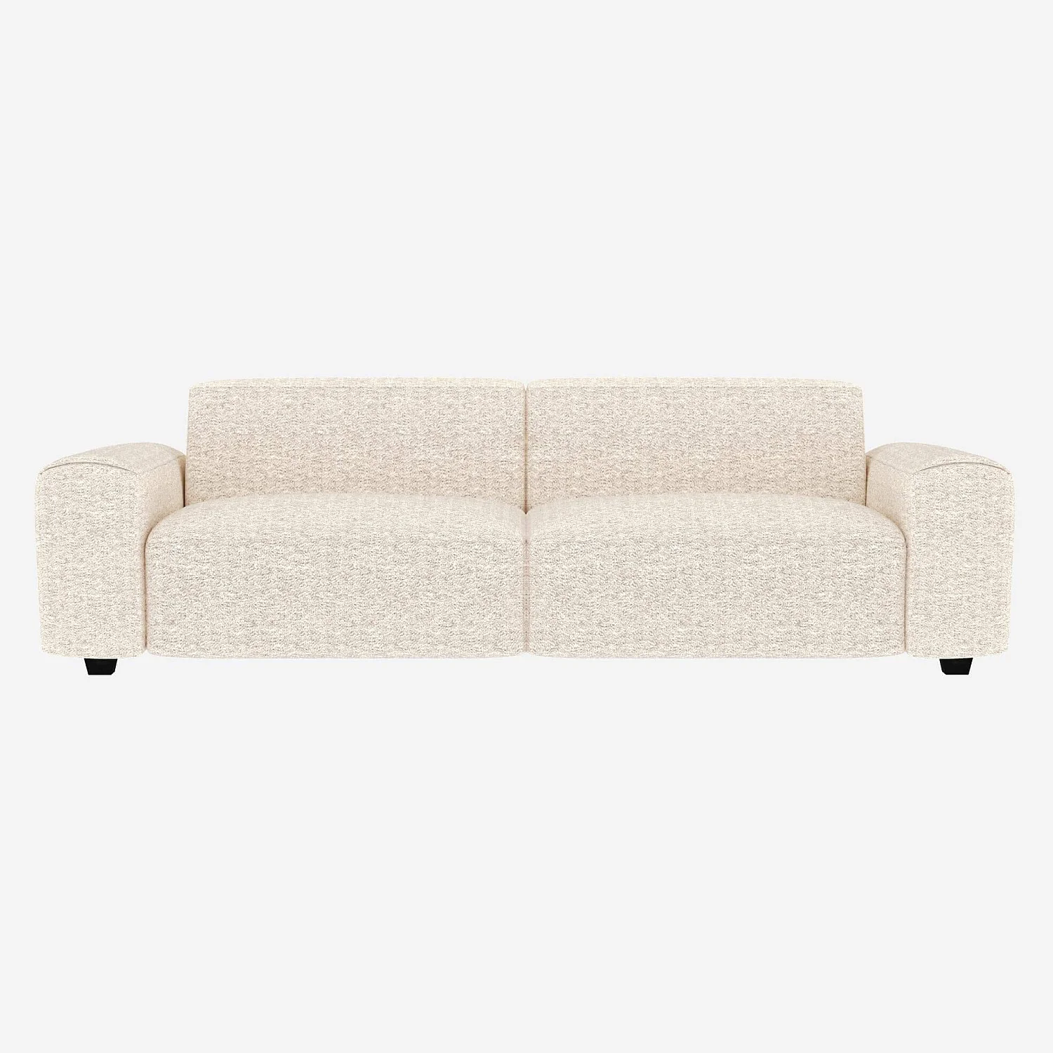 4-Sitzer-Sofa aus Bormio-Stoff - Alabasterweiß - 1