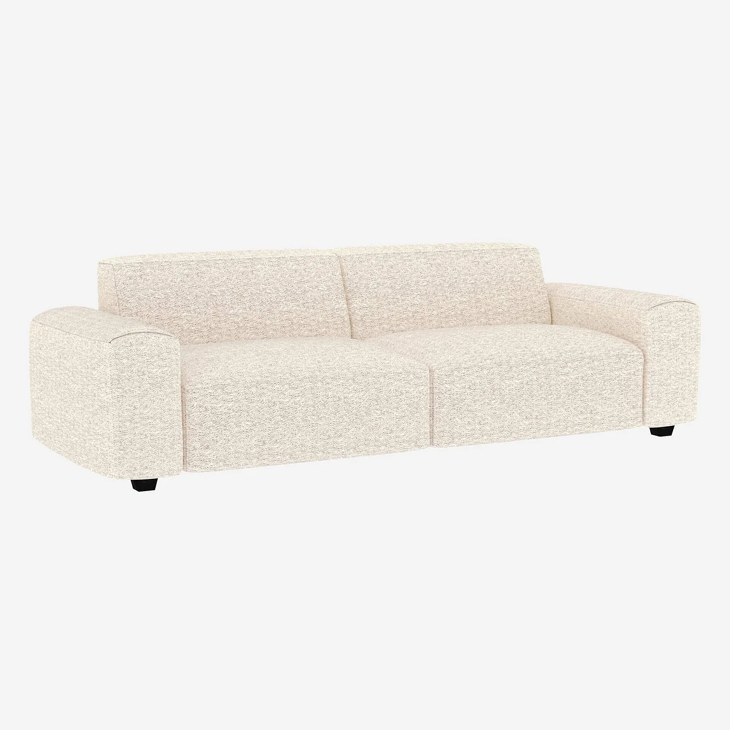4-Sitzer-Sofa aus Bormio-Stoff - Alabasterweiß - 2