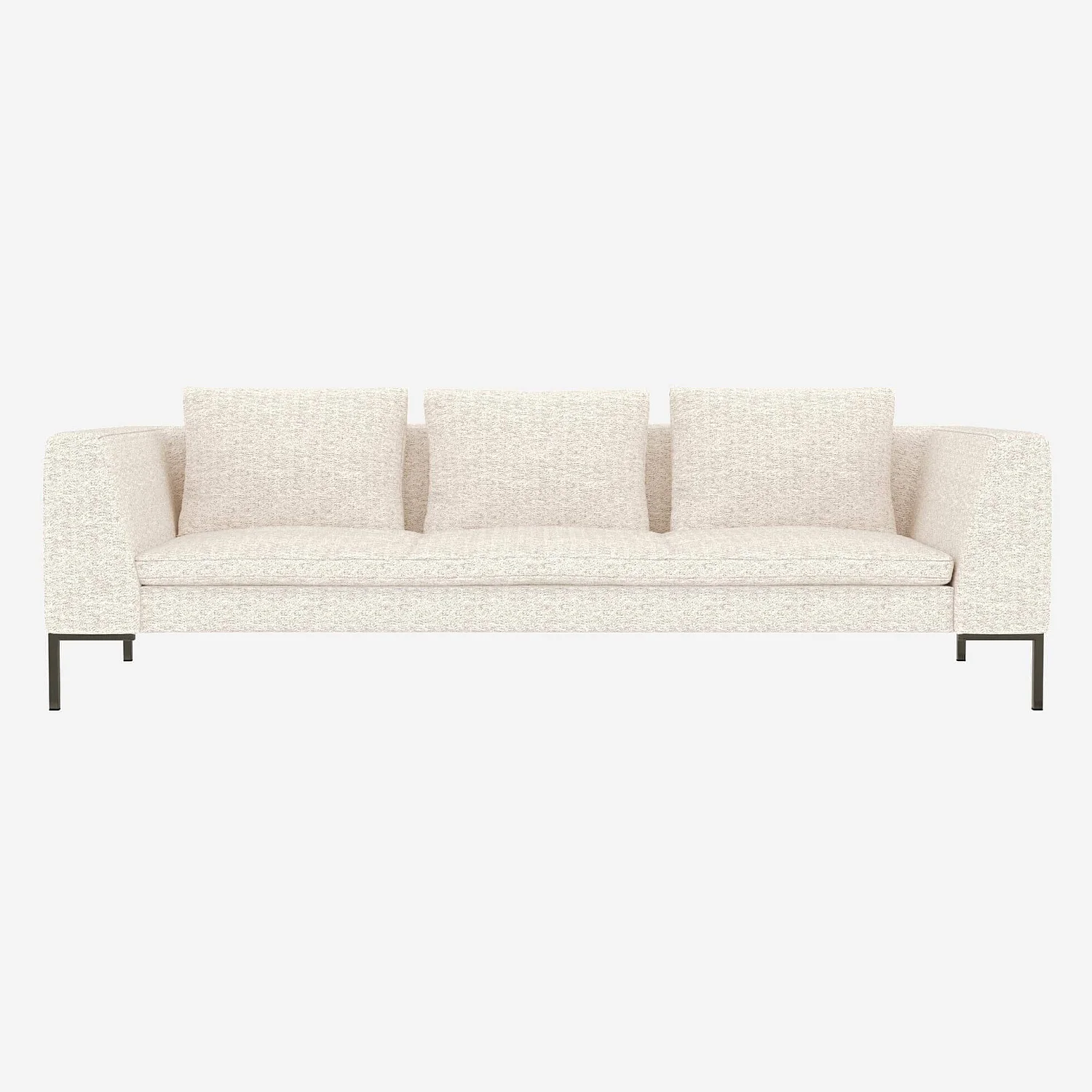 3-Sitzer-Sofa aus Bormio-Stoff - Alabasterweiß - 1