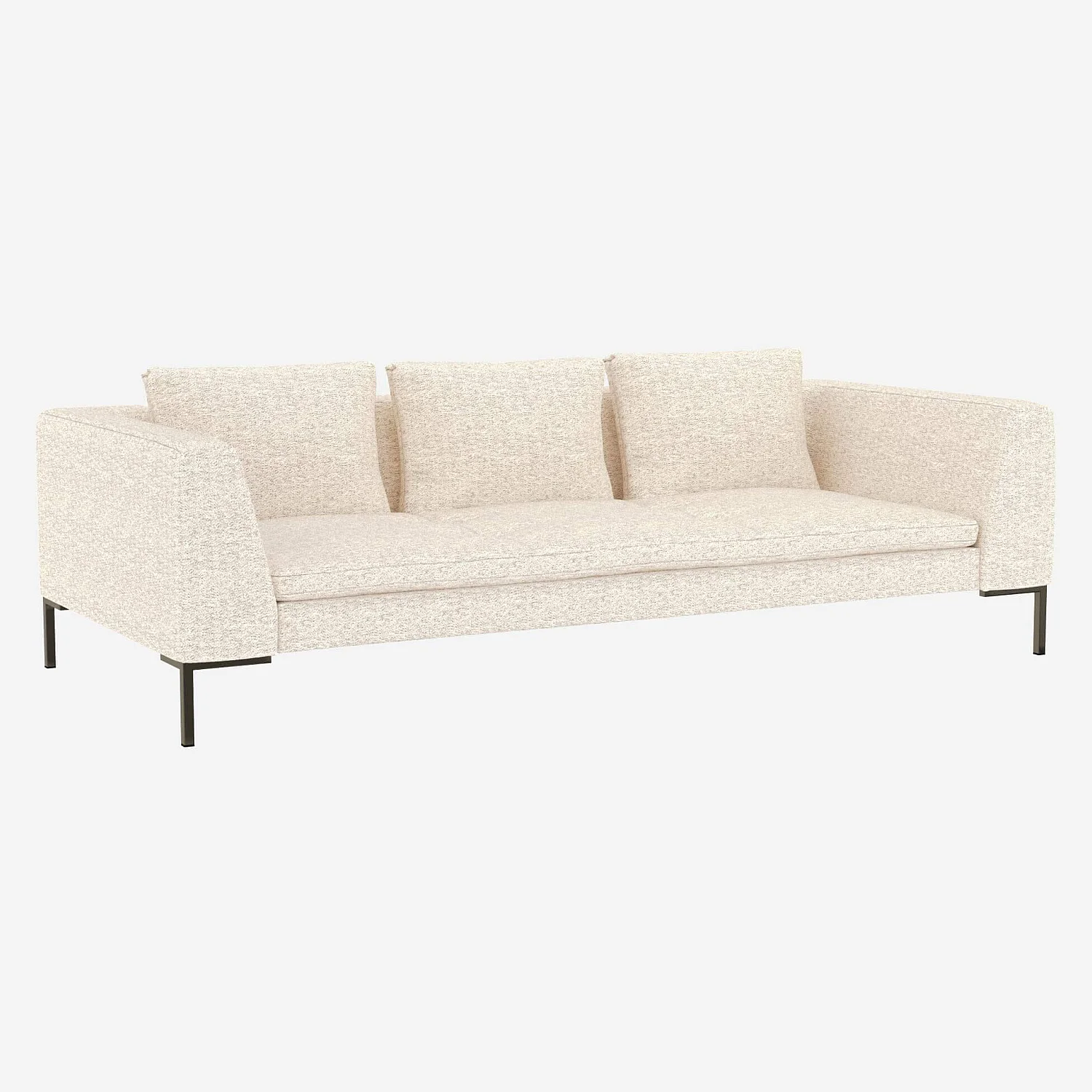 3-Sitzer-Sofa aus Bormio-Stoff - Alabasterweiß - 2