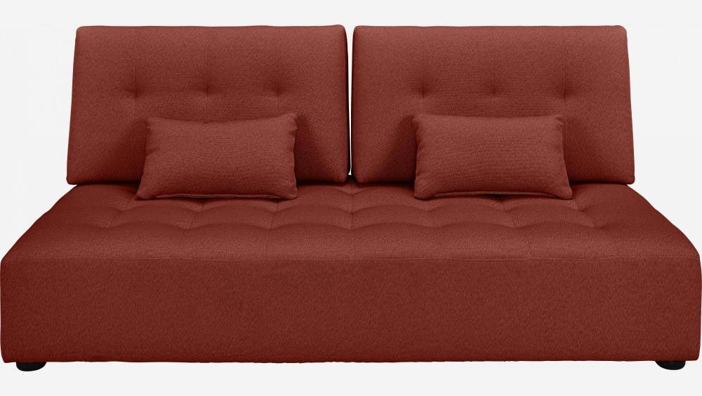 2-Sitzer-Sofa aus Stoff - Weinrot