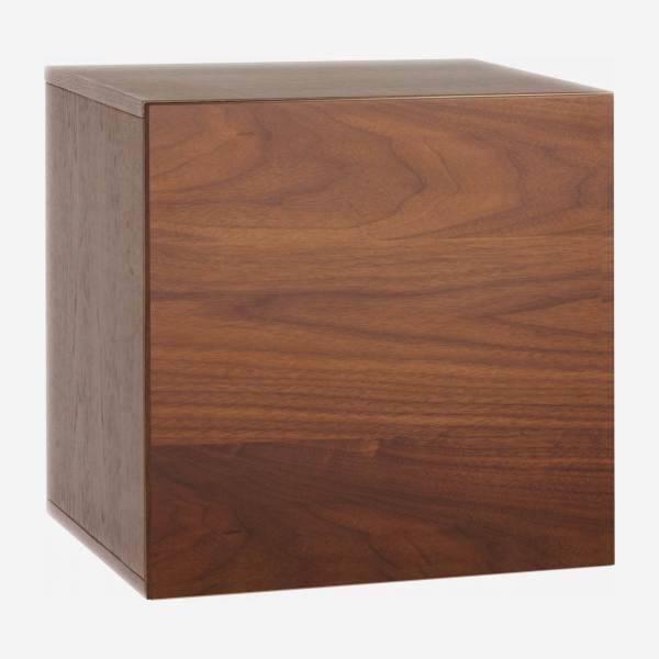 Modulaire opbergkubus - Donker hout