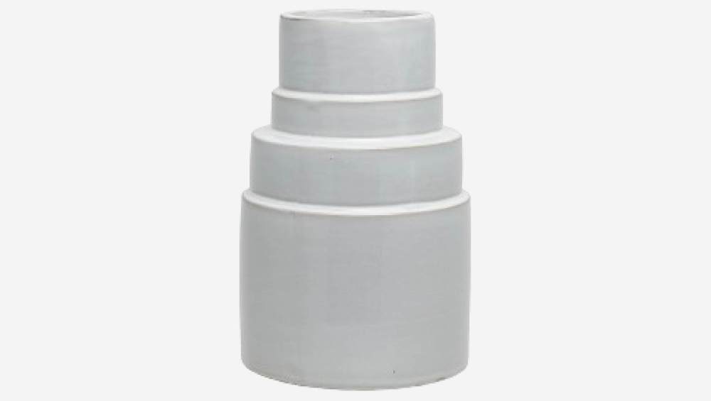 Vase 26cm white ceramic small model
