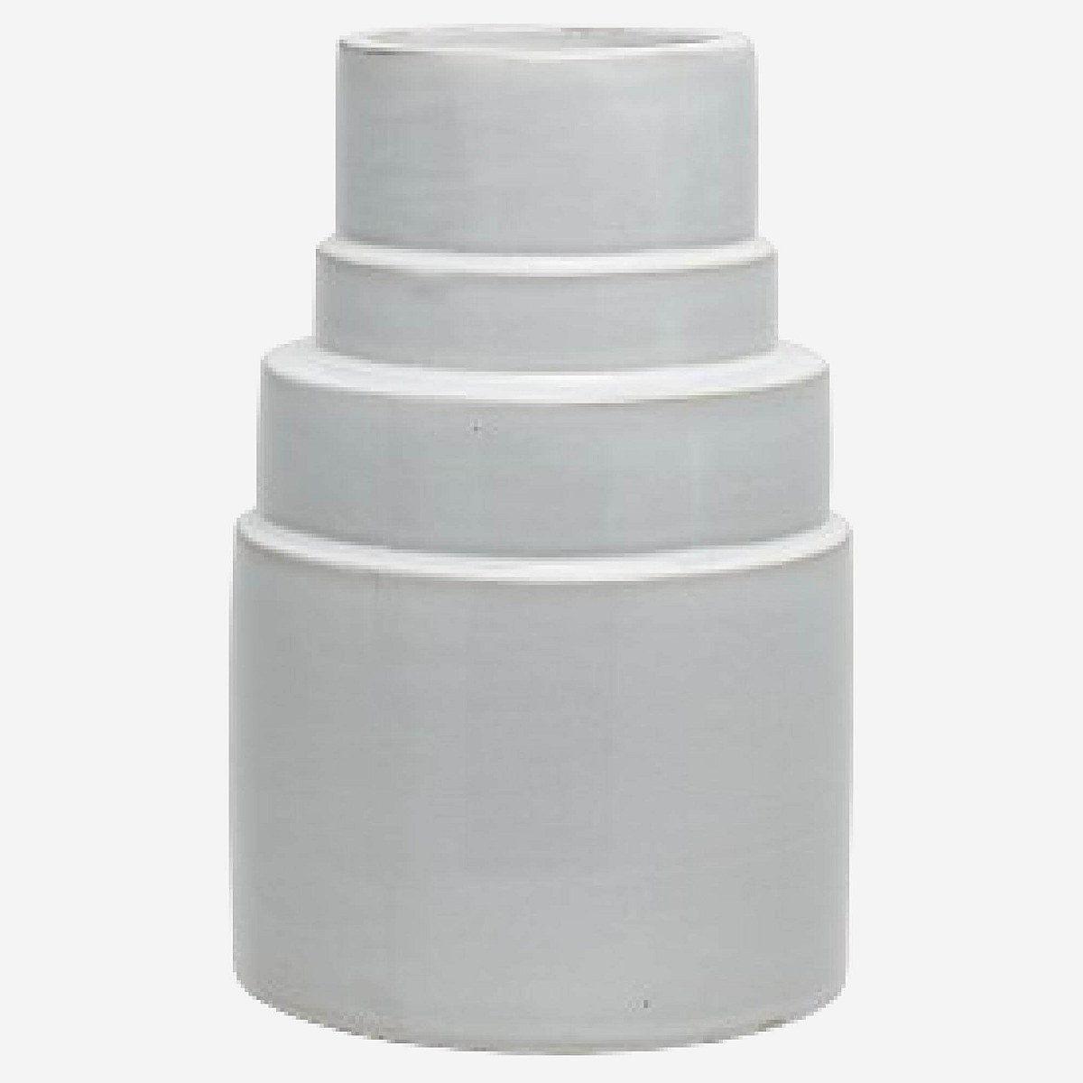 Sia Green Shop - Jarrón 26cm en cerámica blanca modelo grande - Habitat