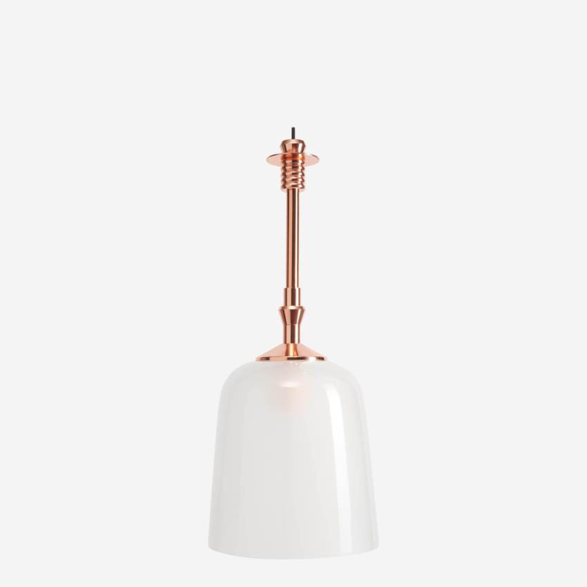 Pendant light 57cm in copper and glass - Design by Bomi Park