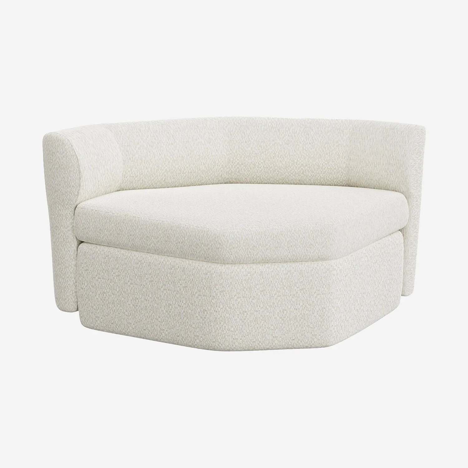 Sitzelement aus Stoff - Alabasterweiß - Design by Anthony Guerrée - 2