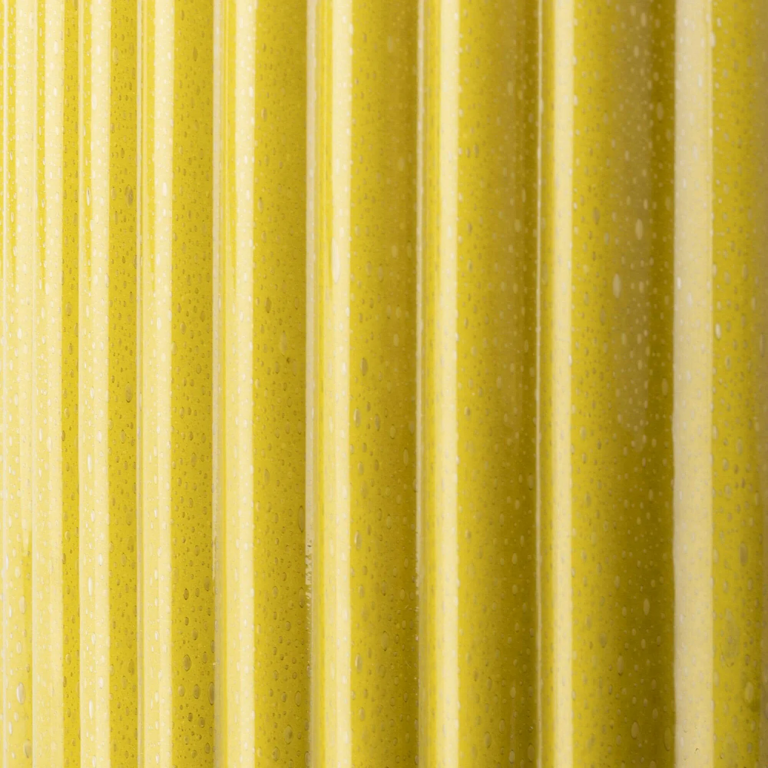 Vase en verre soufflé - 21 x 35 cm - Vert olive - 5