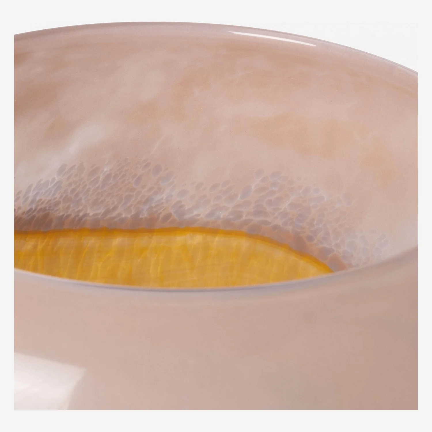 Vase en verre soufflé - 24 x 28 cm - Multicolore - 3