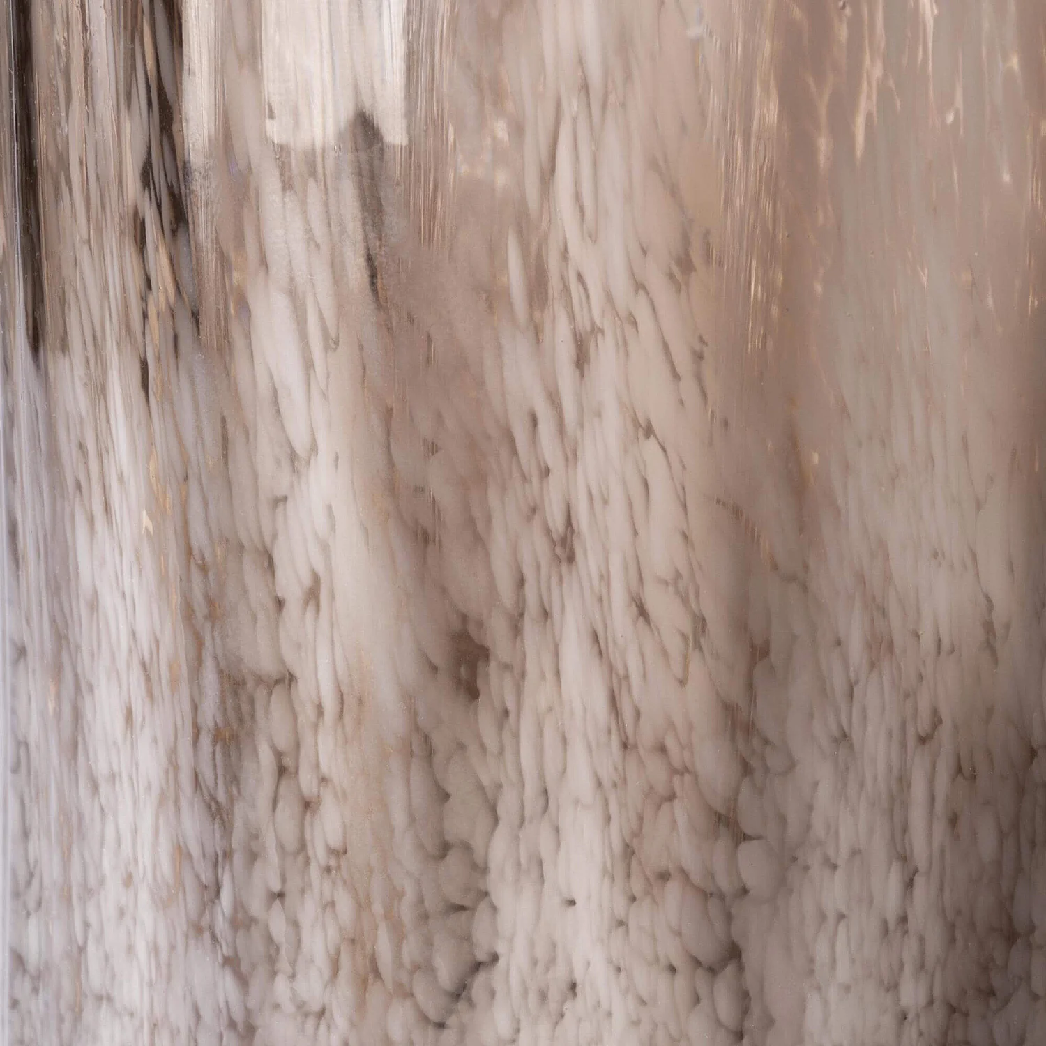 Vase en verre soufflé - 18 x 38 cm - Brun  - 3