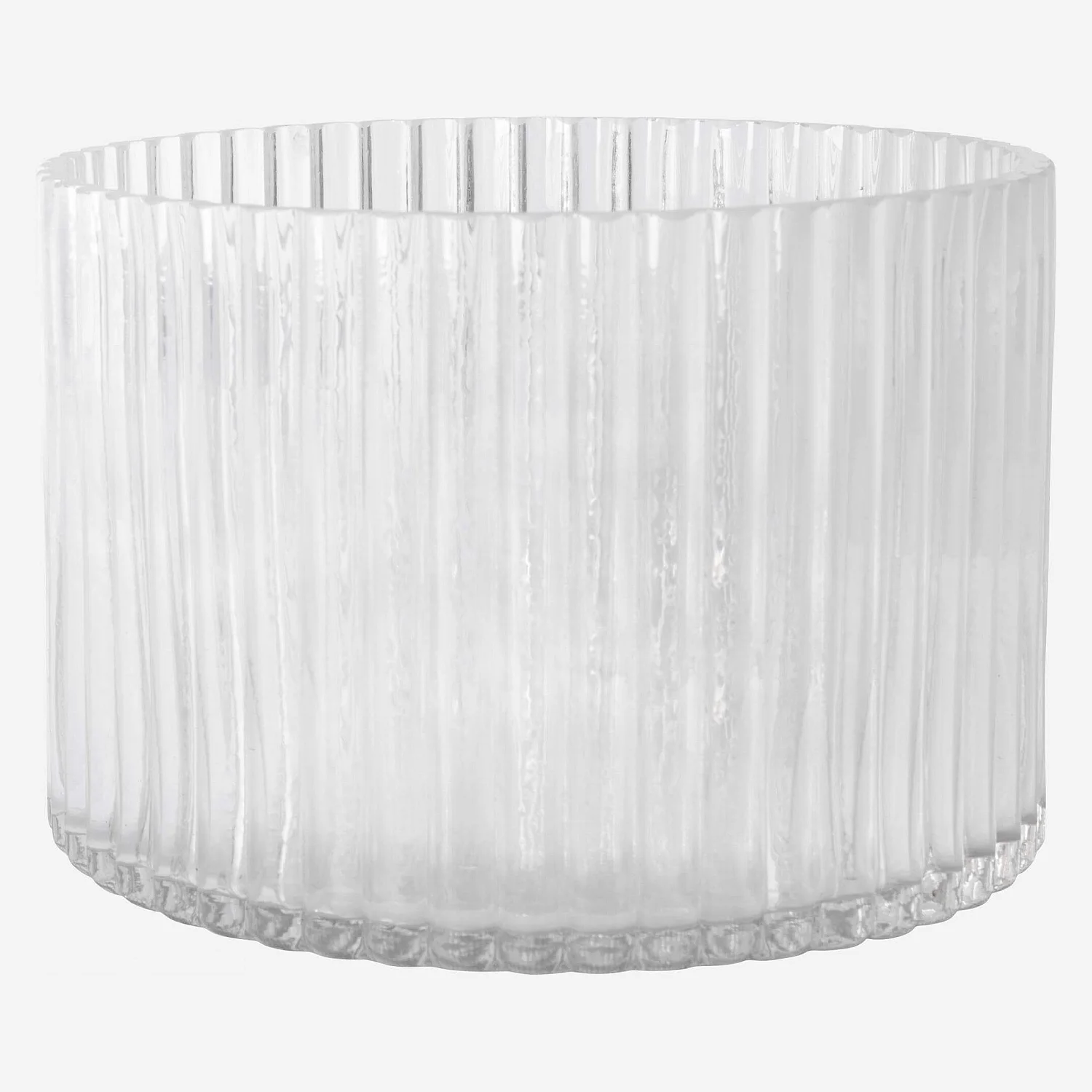 Photophore en verre soufflé - Transparent - 2