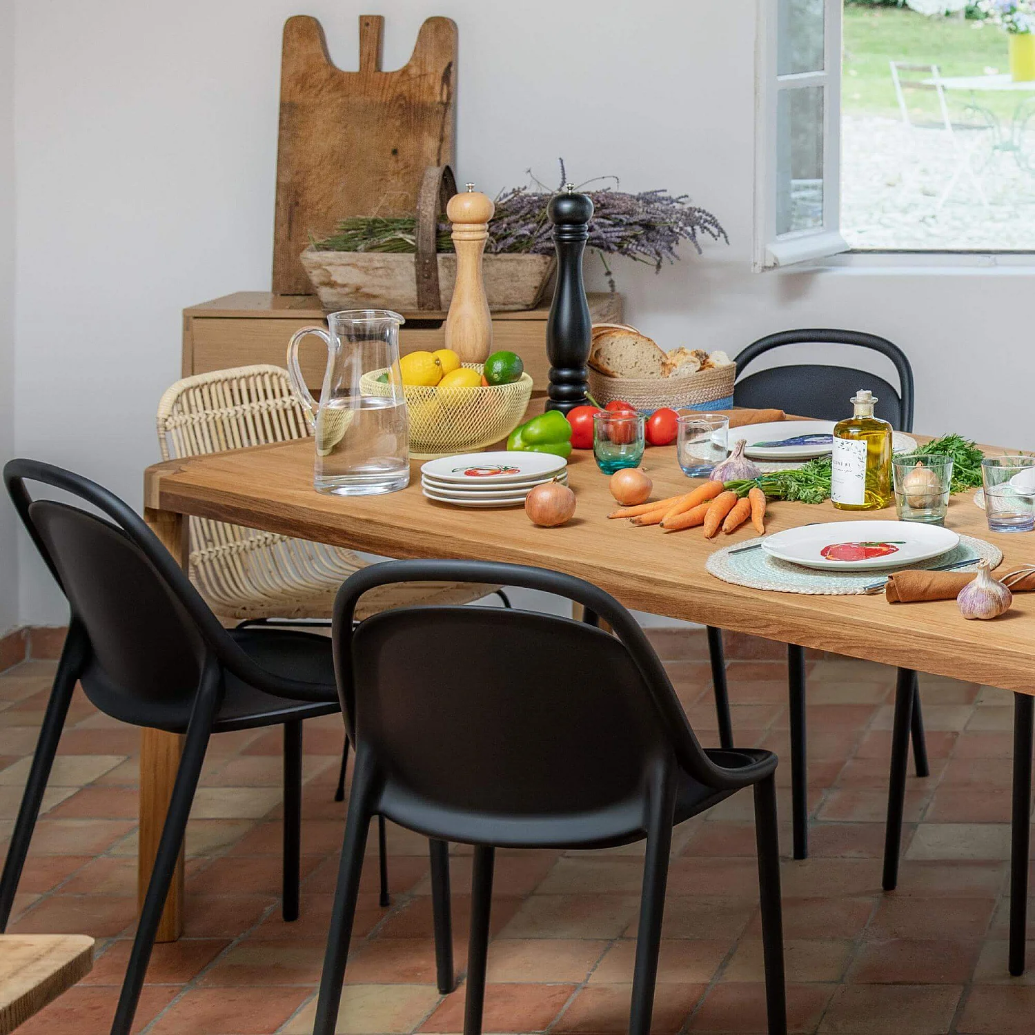 Corbeille à fruits en métal - 25,5 x 13 cm - Jaune - 4