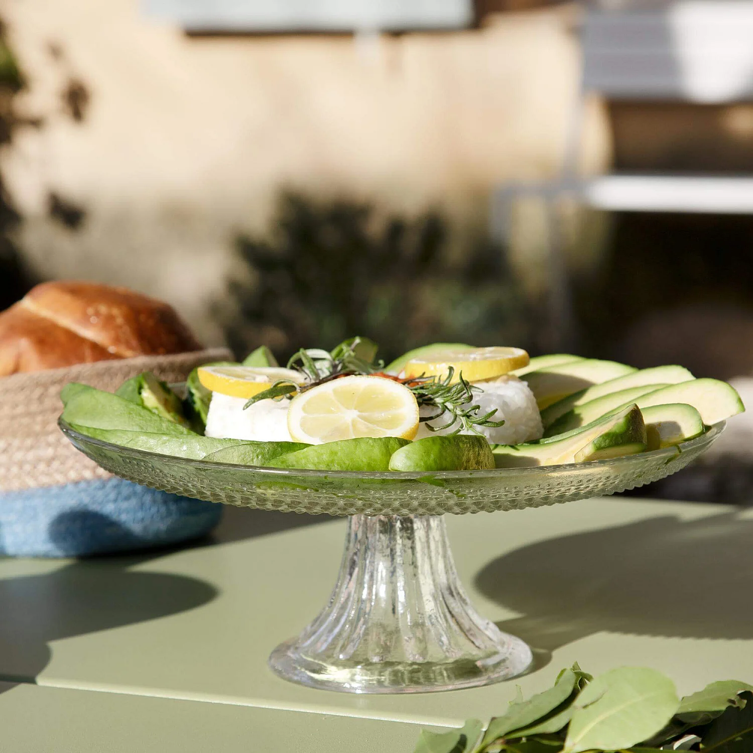 Glazen taartstandaard - 27 cm - Transparant - 3