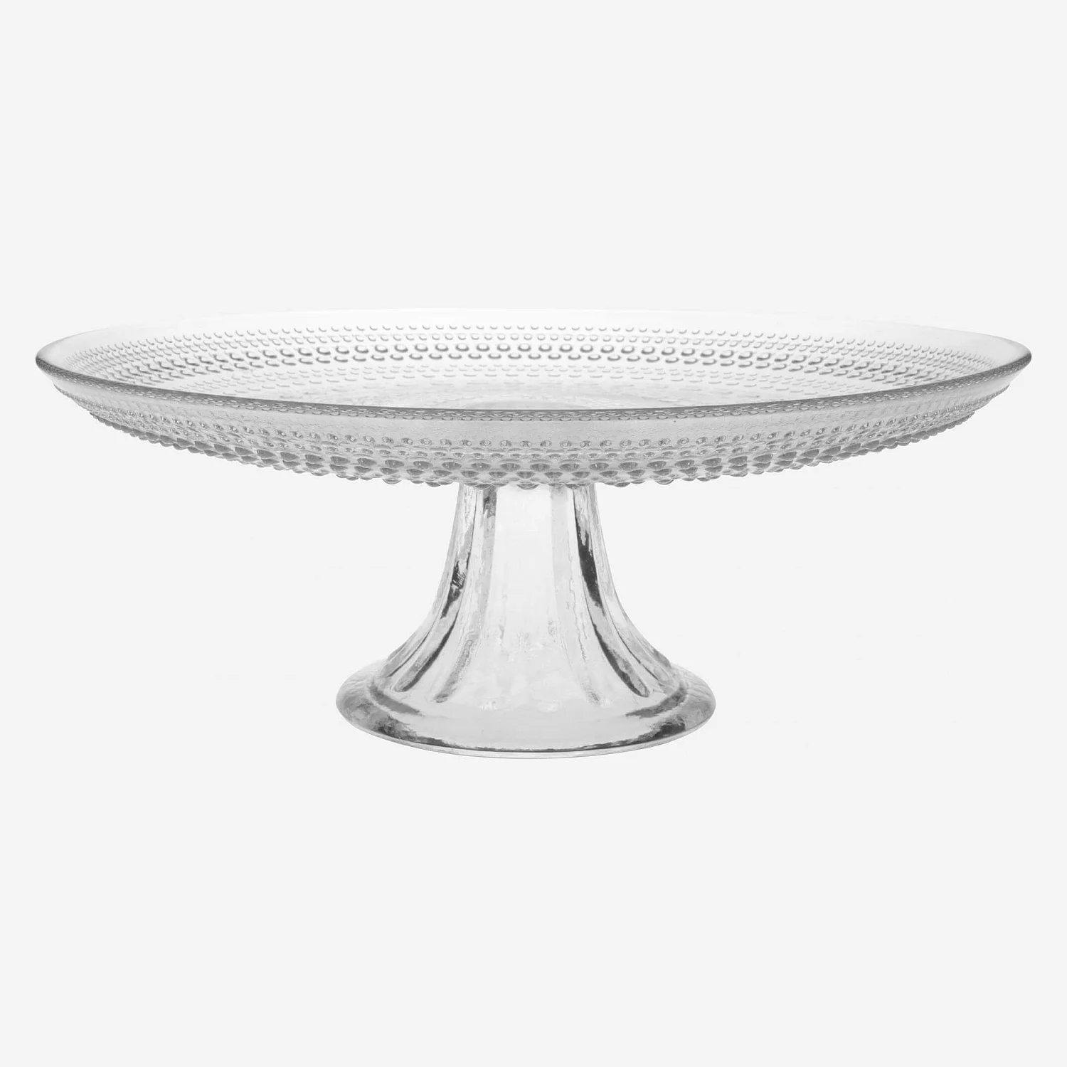 Glazen taartstandaard - 27 cm - Transparant - 1